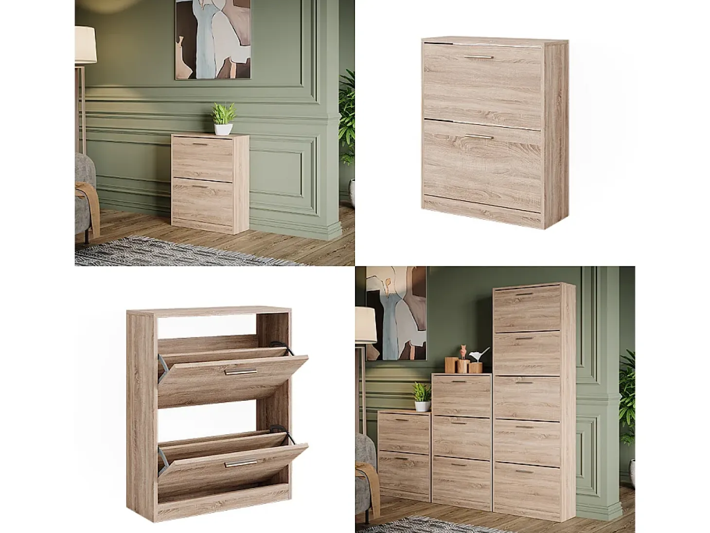 Sapateira sonoma 59x22x72.5 gizmo