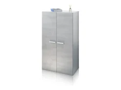Sapateiro Cody Blanco brillo - Gris cemento