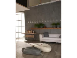 Sasso big - Mesa de centro (74 x 123 x 27h) em pedra fóssil bege