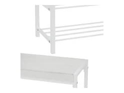 Schuhbank branco 80x30x52 borneo