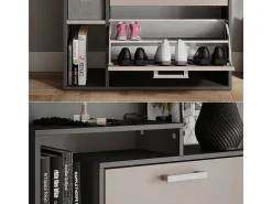 Schuhkipper antracite/creio 80x24.2x166.1 orlando