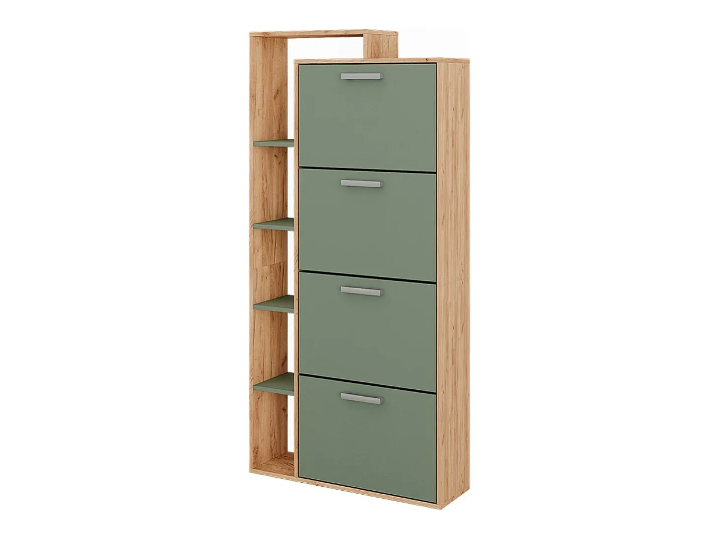 Schuhkipper carvalho/verde goldkraft 80x24.2x166.1 orlando
