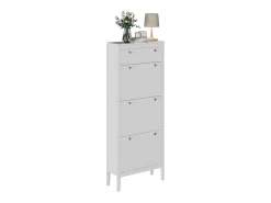 Schuhschrank branco 60x23.5x153 aron