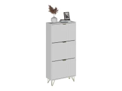 Schuhschrank branco 60x23.5x128.5 helge