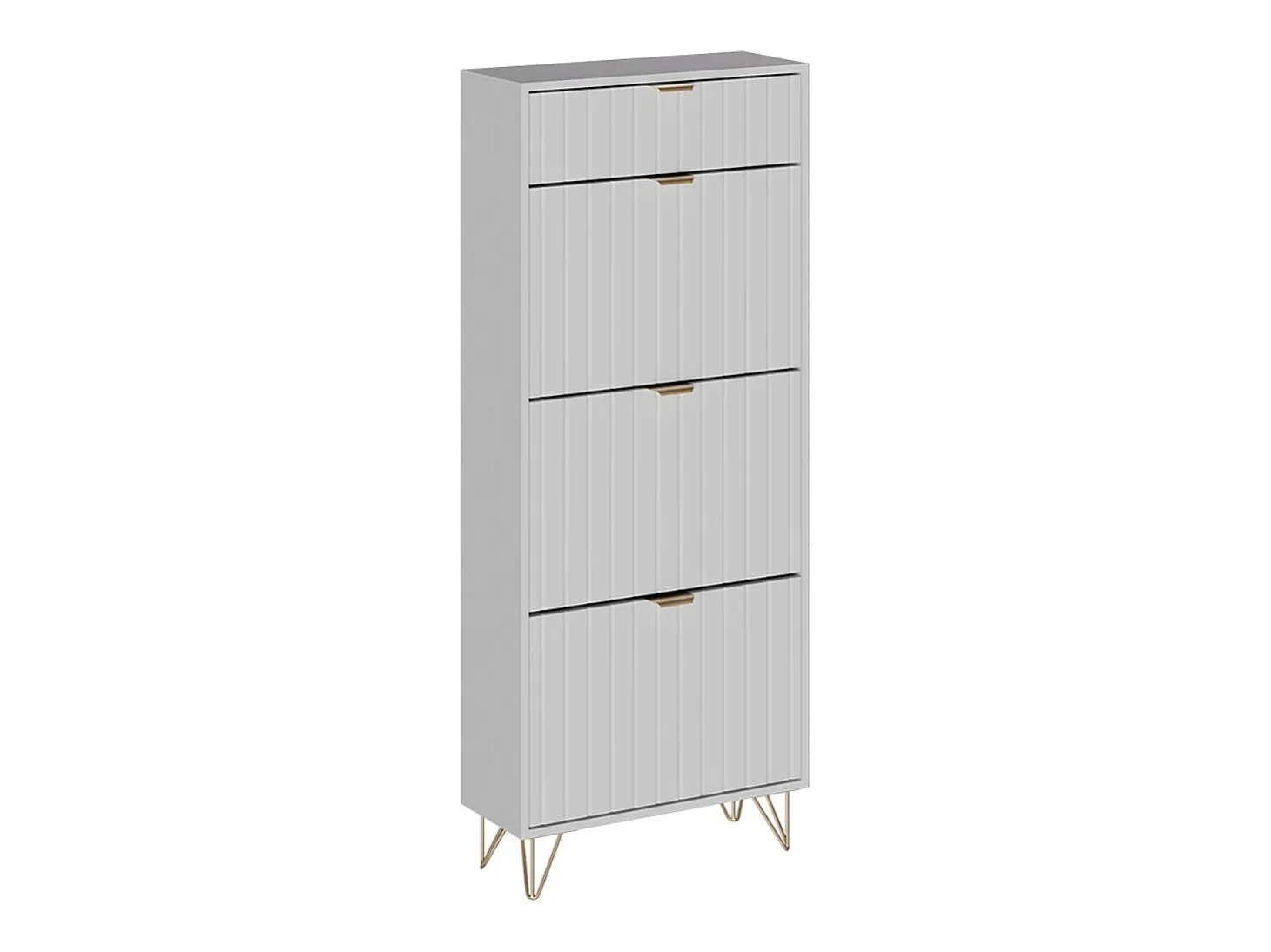 Schuhschrank branco 60x23.5x145 helge