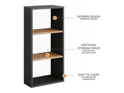 Schuhschrank carvalho antracite/goldkraft 40x24x80.1 orlando
