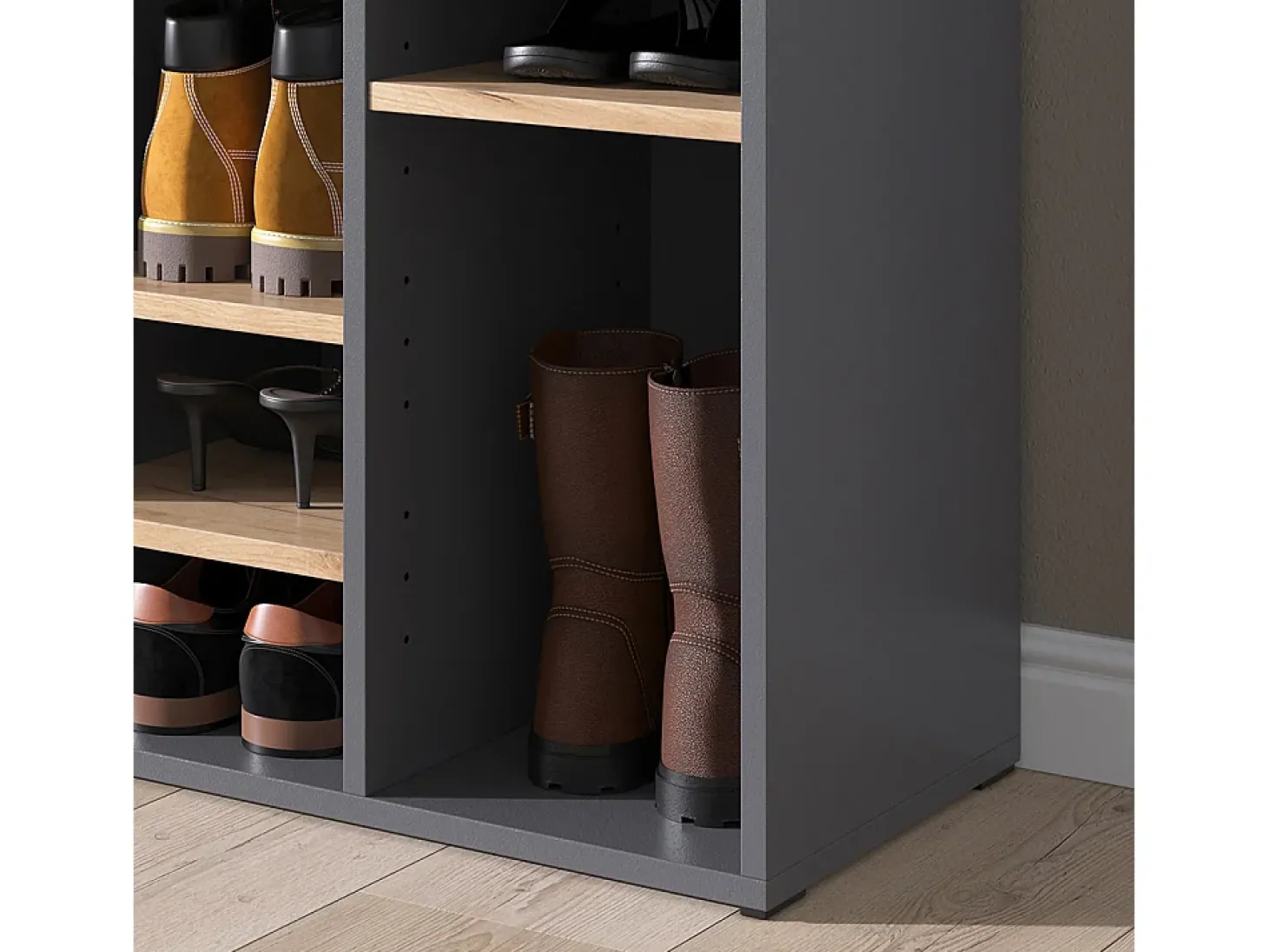 Schuhschrank carvalho goldkraft 104x33x65.5 lysander