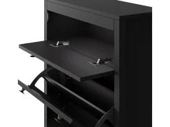 Schuhschrank preto 60x23.5x153 aron