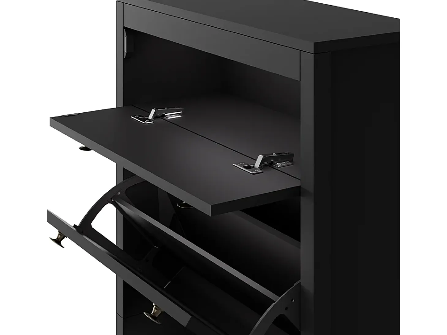 Schuhschrank preto 60x23.5x153 aron