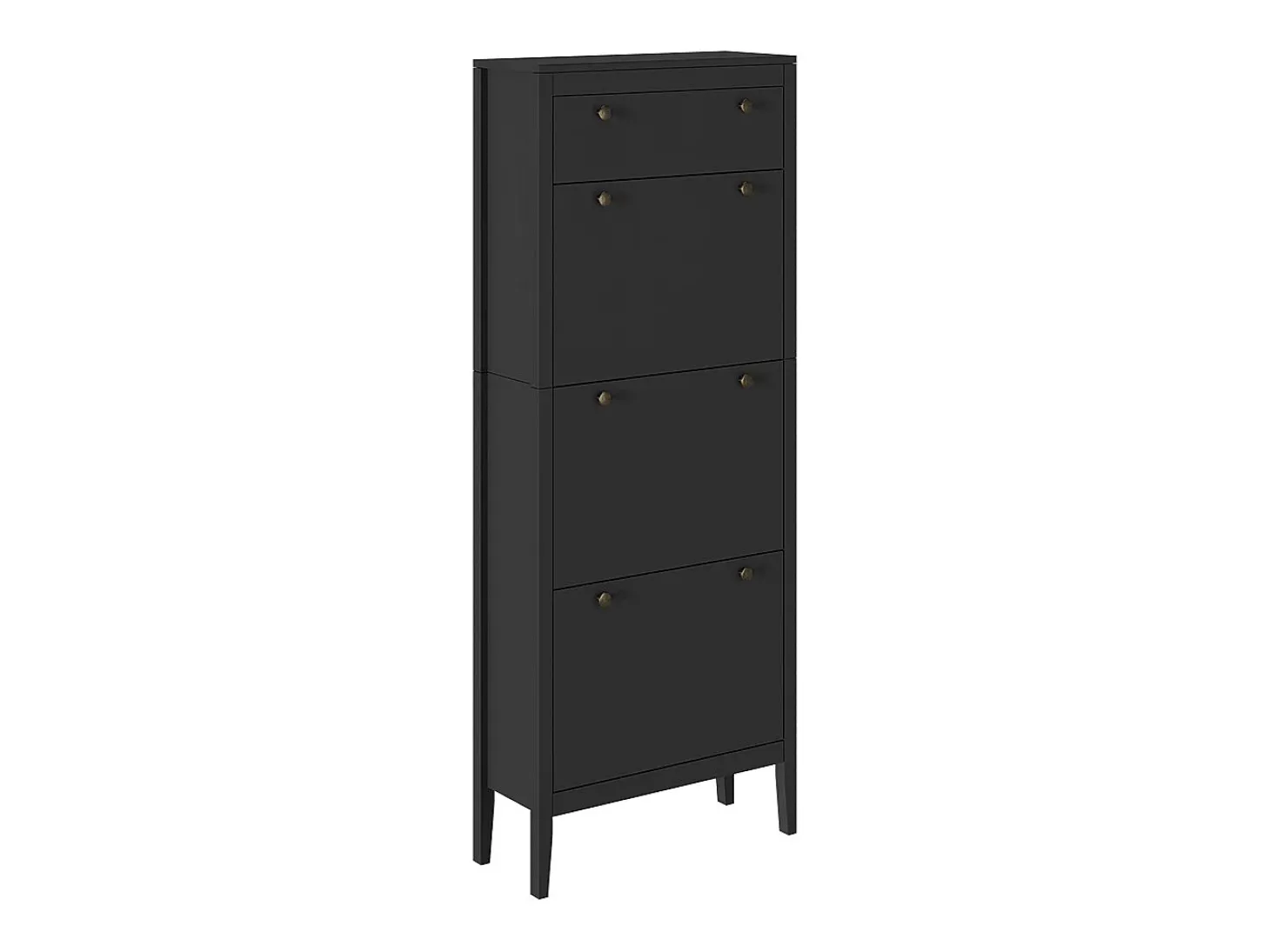Schuhschrank preto 60x23.5x153 aron