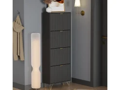 Schuhschrank preto 60x23.5x166.7 helge