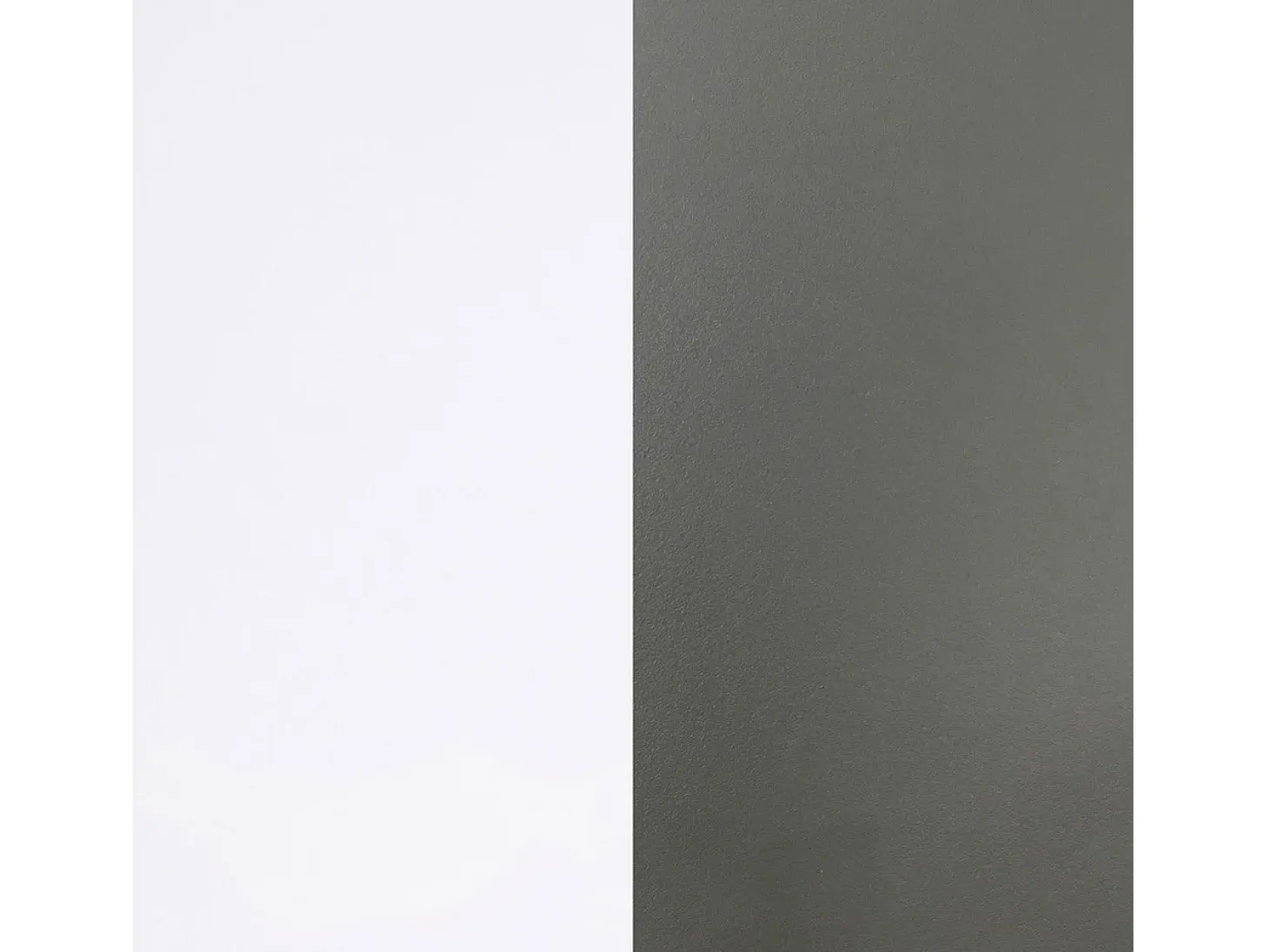 Secretária Cosmic com prateleiras em branco artik cinzento antracite 120 x 144 cm