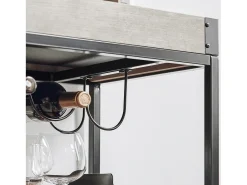 SoBuy armário de cozinha, carrinho de cozinha, carrinho de cozinha com rodas FKW56-HG