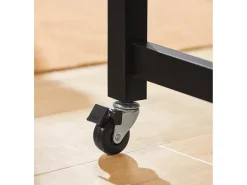 SoBuy armário de cozinha, carrinho de cozinha, carrinho de cozinha com rodas FKW74-SCH