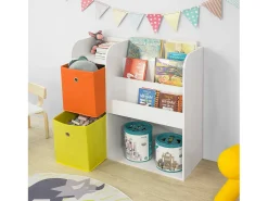 SoBuy armário de criança, armário de livros infantis, armário infantil KMB37-W