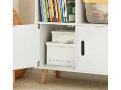 SoBuy armário de criança, armário de livros infantis, armário infantil KMB58-W