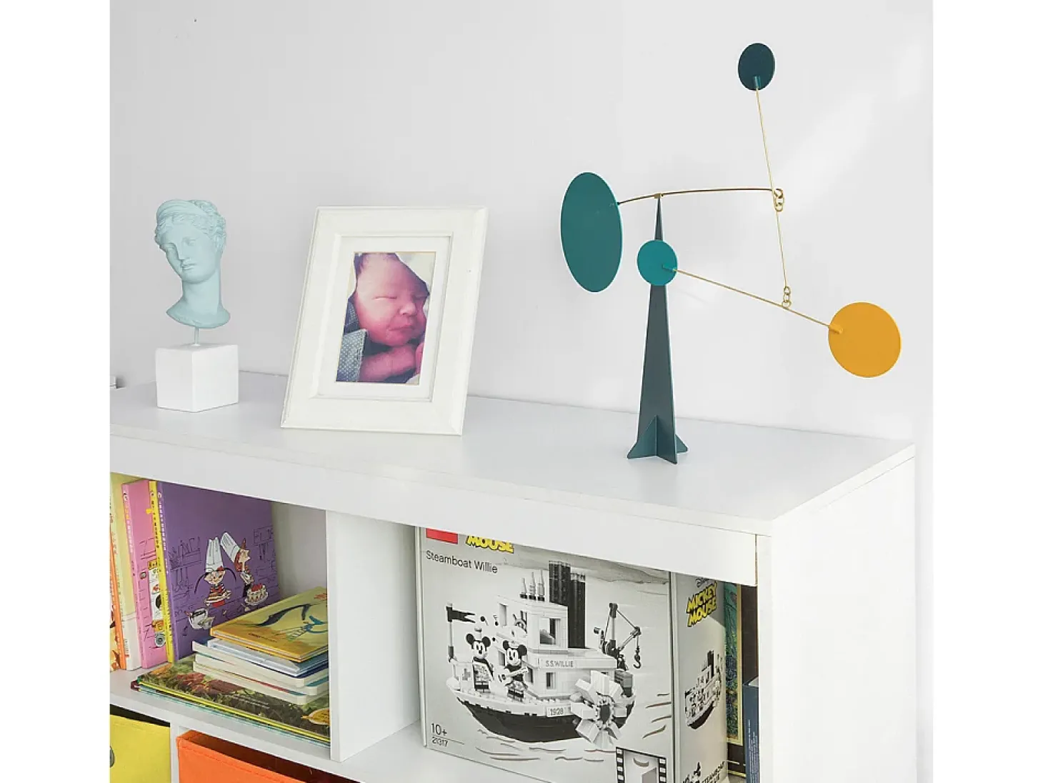SoBuy armário de criança, armário de livros infantis, armário infantil KMB26-W