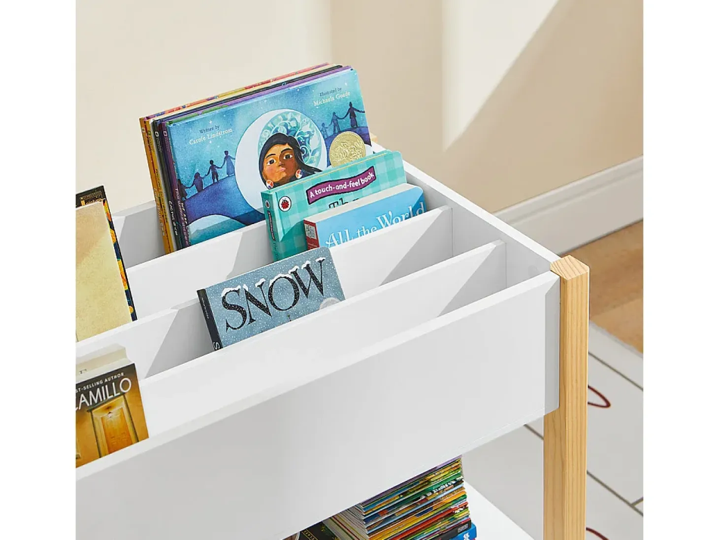 SoBuy armário de criança, armário de livros infantis, armário infantil KMB35-W