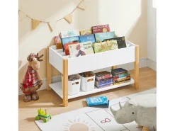 SoBuy armário de criança, armário de livros infantis, armário infantil KMB35-W