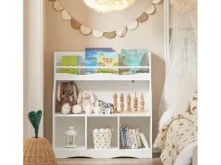 SoBuy armário de criança, armário de livros infantis, armário infantil KMB57-W