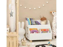 SoBuy armário de criança, armário de livros infantis, armário infantil KMB54-W