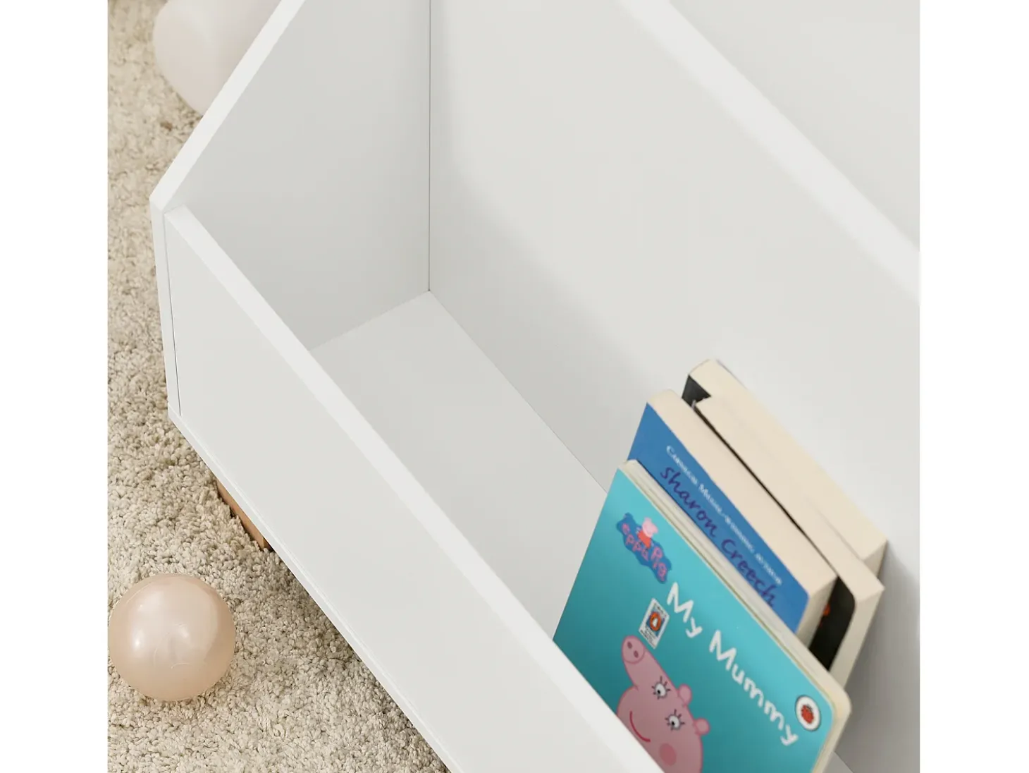 SoBuy armário de criança, armário de livros infantis, armário infantil KMB54-W