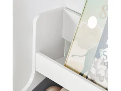SoBuy armário de criança, armário de livros infantis, armário infantil KMB71-W