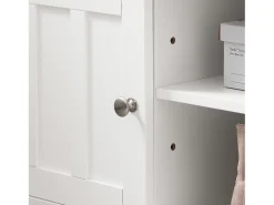 SoBuy Armário de sapatos com prateleira, banco, Banco com sapateira FSR35-W