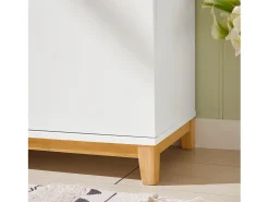 SoBuy Armário de sapatos com prateleira, banco, Banco com sapateira FSR117-W