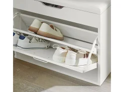 SoBuy Armário de sapatos com prateleira, banco, Banco com sapateira FSR95-W