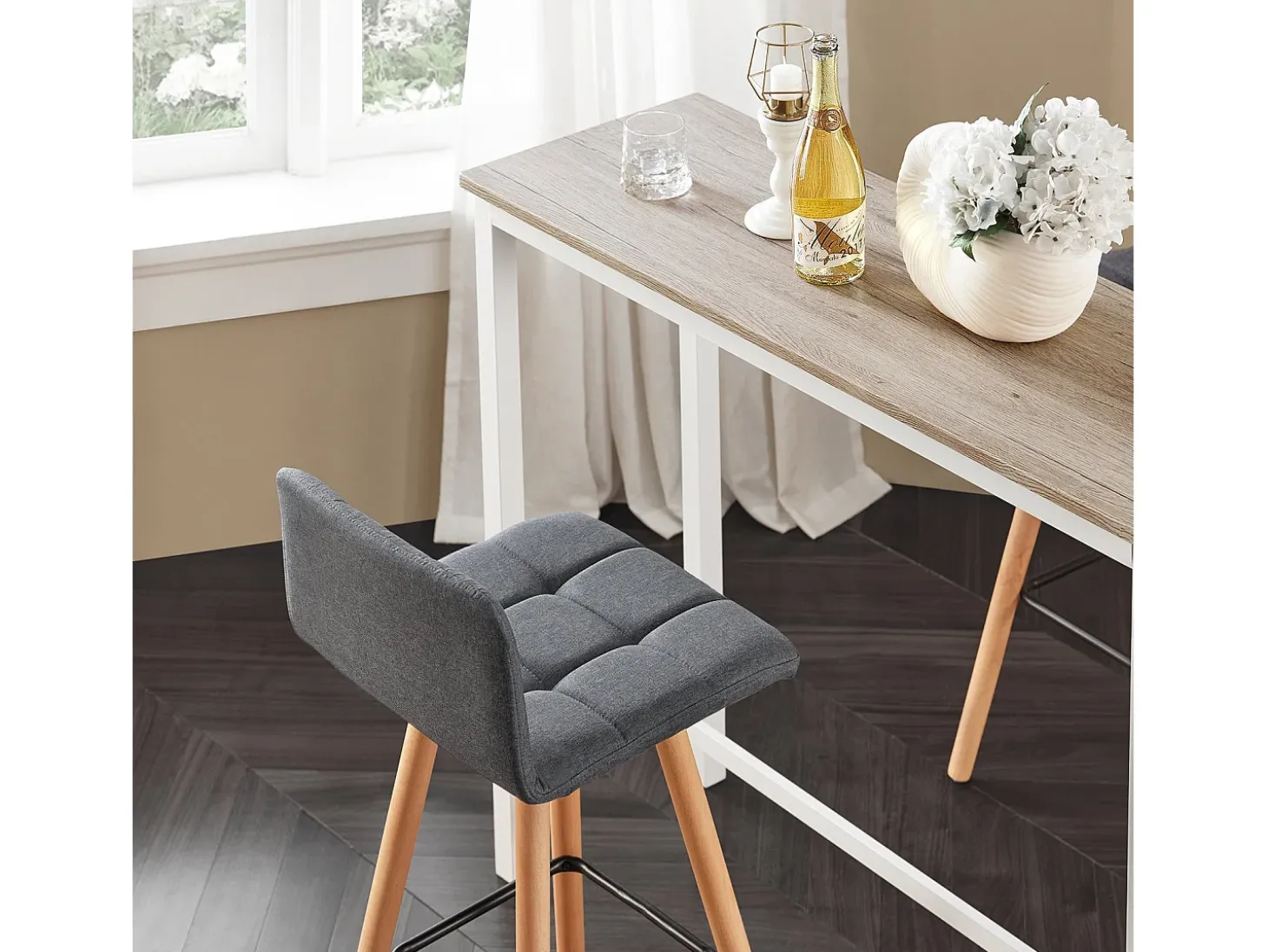 SoBuy cadeira dobrável, cadeira dobrável confortável, cadeira dobrável de madeira FST50-DGx2