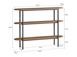 SoBuy Complexo de console, consola, Consola de entrada FSB67-WS