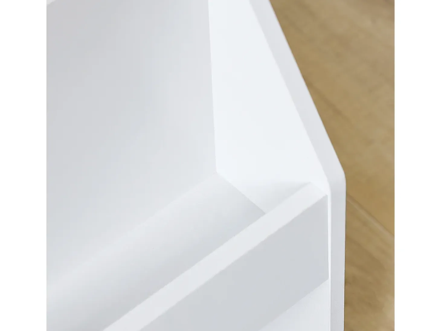 SoBuy Estante Infantil de Livros com 3 Prateleiras Branco 100x29.8x80cm Minimalista KMB118-W