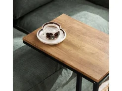 SoBuy mesa de cabeceira, mesa de café, mesa de café redonda FBT99-F
