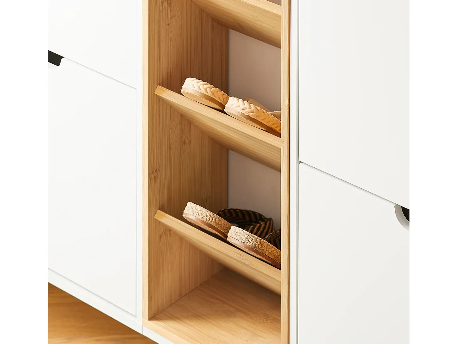 SoBuy Organizador de Sapatos Prateleira para Armazenamento Branco 183cm