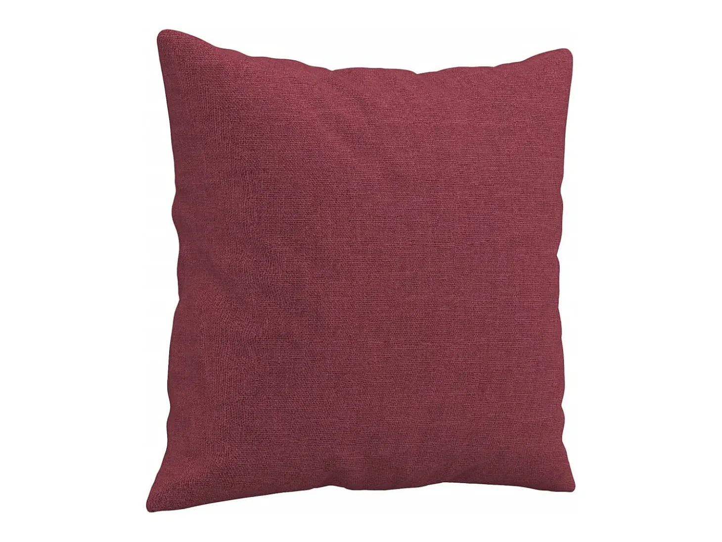 Sofá 3 lug. + almofadas decorativas 180cm tecido vermelho tinto