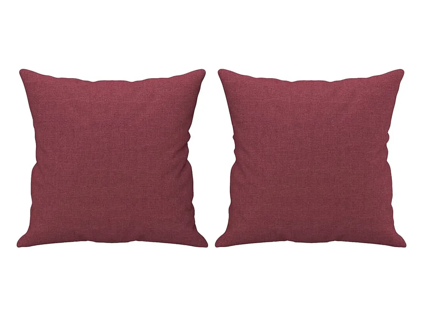 Sofá 3 lug. + almofadas decorativas 180cm tecido vermelho tinto