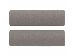 Sofá 3 lug. +almofadas decoração 180cm tecido cinza-acastanhado PT121818