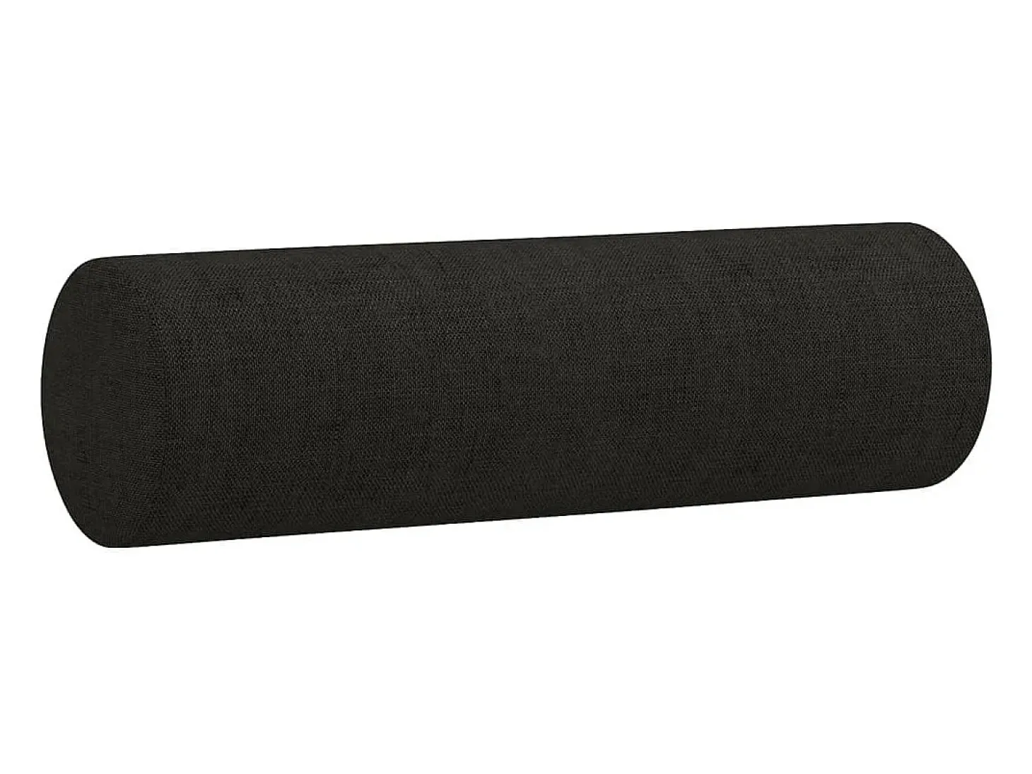 Sofá 2 lugares + almofadas decorativas 120 cm tecido preto