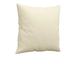 Sofá 2 lugares + almofadas decorativas 120cm couro artif. creme