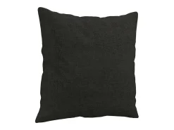 Sofá 2 lugares + almofadas decorativas 120 cm tecido preto