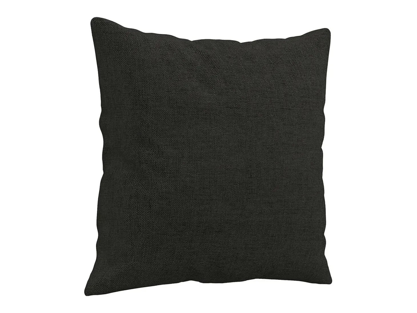 Sofá 2 lugares + almofadas decorativas 120 cm tecido preto