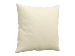 Sofá 2 lugares + almofadas decorativas 120cm couro artif. creme