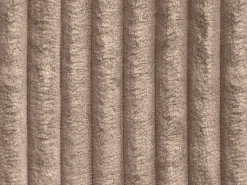 Sofá 4 lugares assento profundo em veludo canelado grosso cor taupe CALAZO