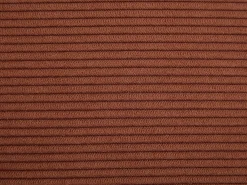 Sofá 4 lugares com assento deslizante elétrico em veludo canelado terracota PASTARO