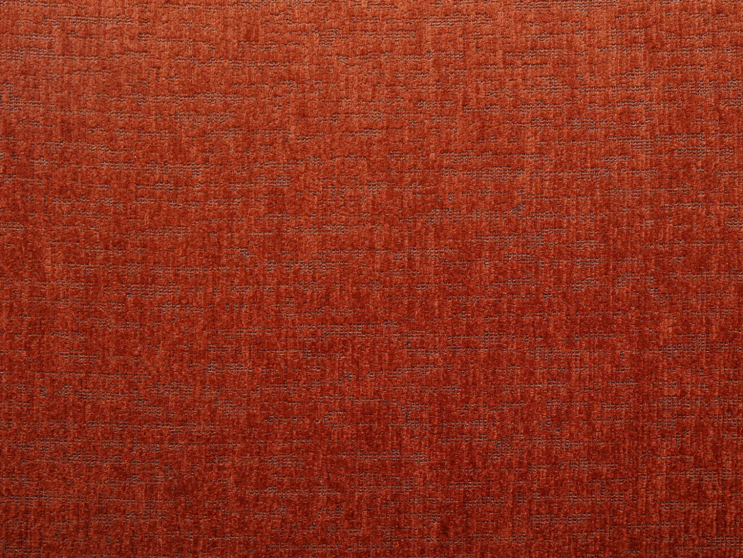 Sofá 3 lugares conversível clic-clac em tecido chenille terracotta LOMARIO
