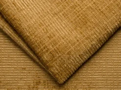 Sofá 3 lugares convert. abert. rápida tecido chenille bege ripas largas 14 cm LORETO