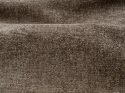 Sofá 3 lugares convertível abertura rápida tecido taupe ripas largas 140 cm Colchão 22 cm DARIELO