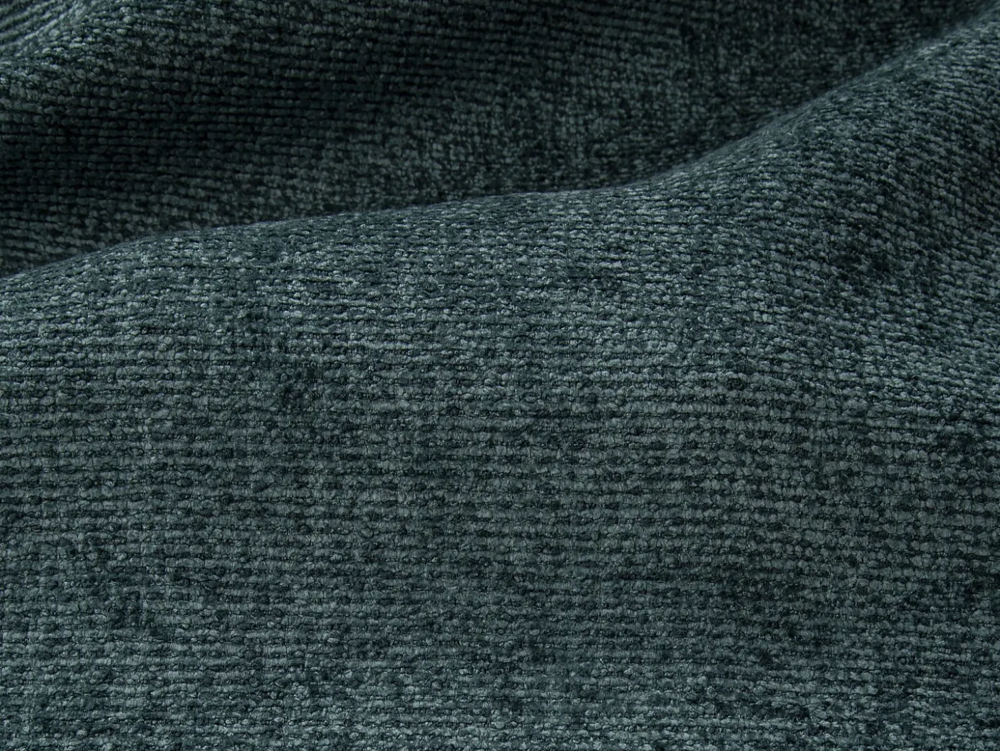 Sofá 4 lugares convertível abertura rápida tecido texturizado azul pato 160 cm Colchão 22 cm DARIELO