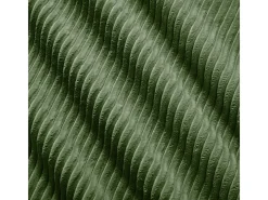 Sofá 2 Lugares Modular de Veludo Cannelado - com 2 Almofadas - 208x103x75cm - Verde